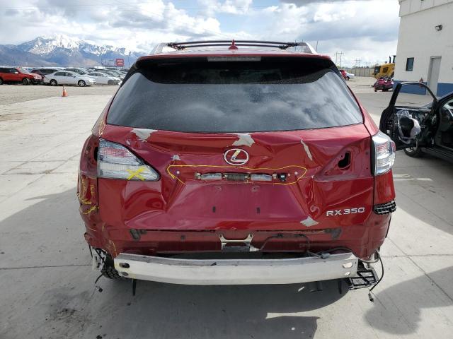  LEXUS RX350 2012 Czerwony