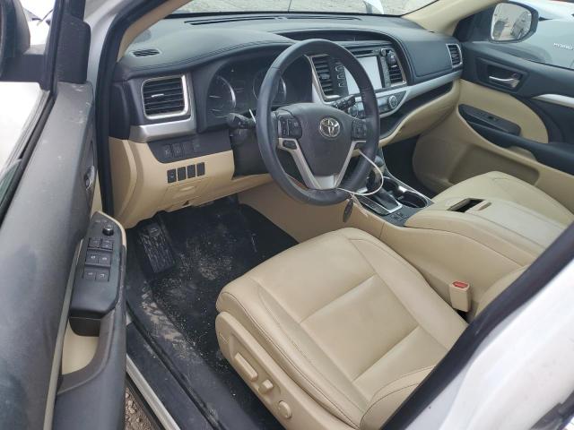 TOYOTA HIGHLANDER 2019 Biały