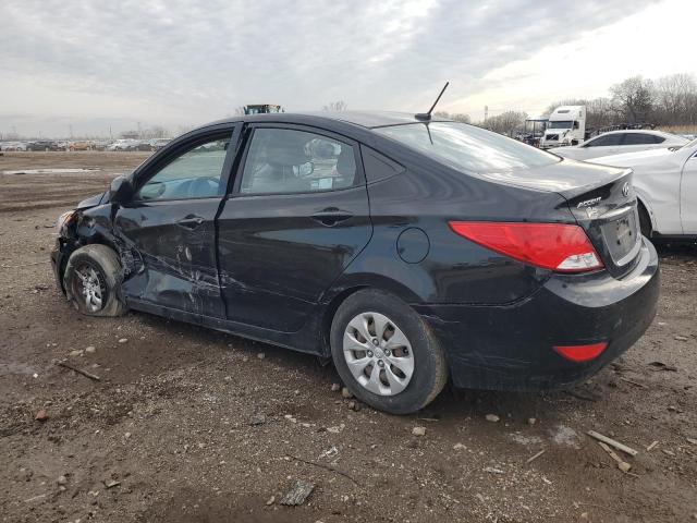  HYUNDAI ACCENT 2016 Чорний