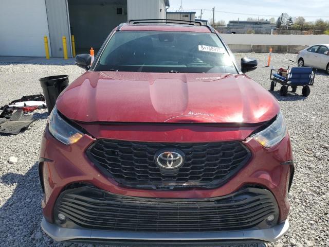  TOYOTA HIGHLANDER 2023 Czerwony