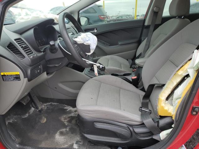  KIA FORTE 2016 Червоний