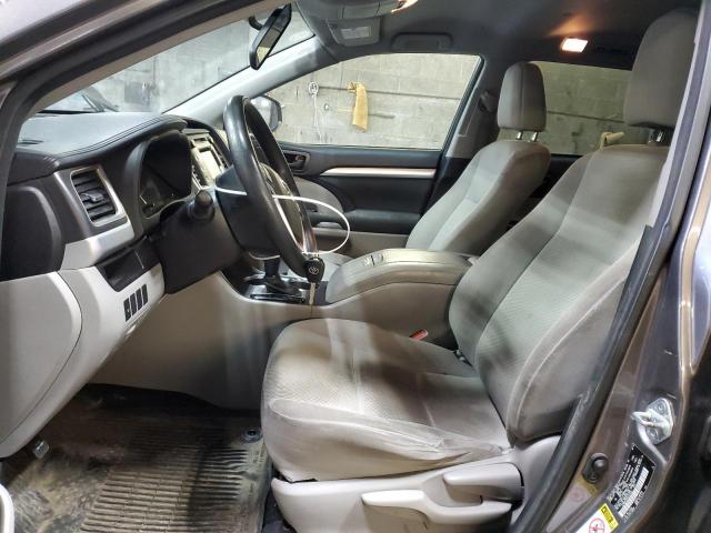  TOYOTA HIGHLANDER 2016 Gray