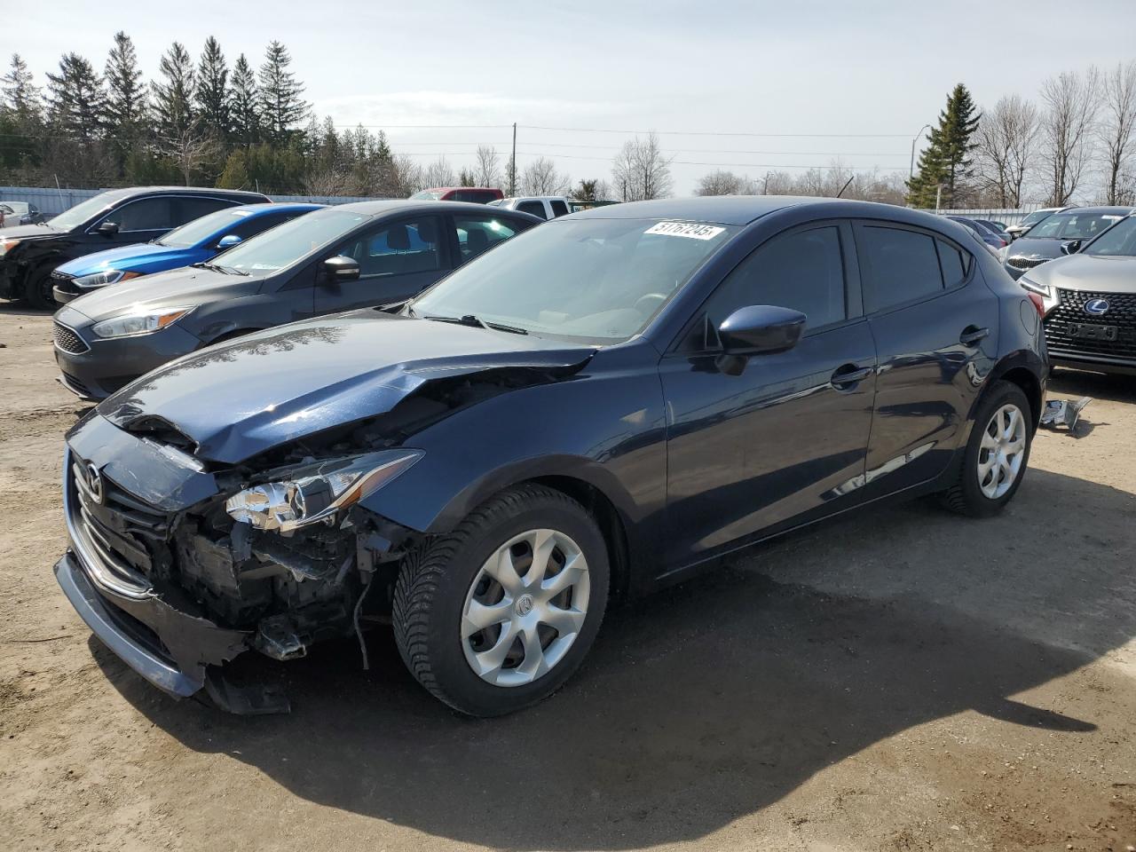 2015 Mazda 3 Sport na sprzedaż w Bowmanville, ON - Front End