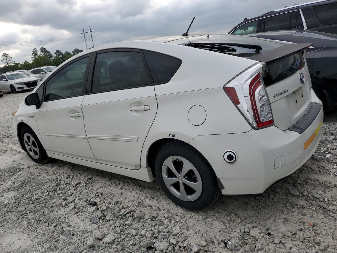 2013 Toyota Prius white null hybrid JTDKN3DU3D5648417 photo #3