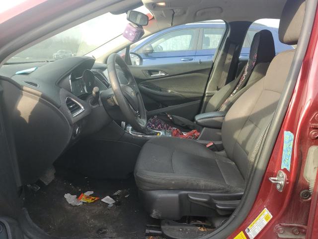  CHEVROLET CRUZE 2017 Бордовий