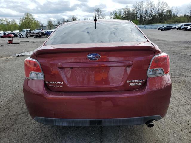  SUBARU IMPREZA 2015 Red
