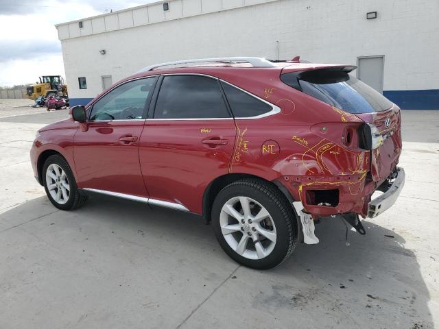  LEXUS RX350 2012 Czerwony