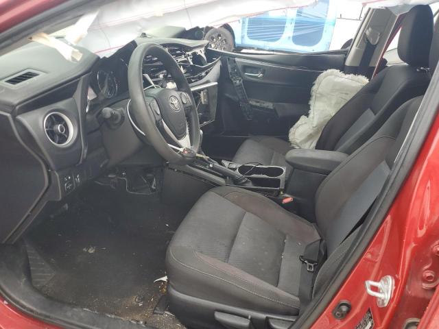  TOYOTA COROLLA 2018 Czerwony