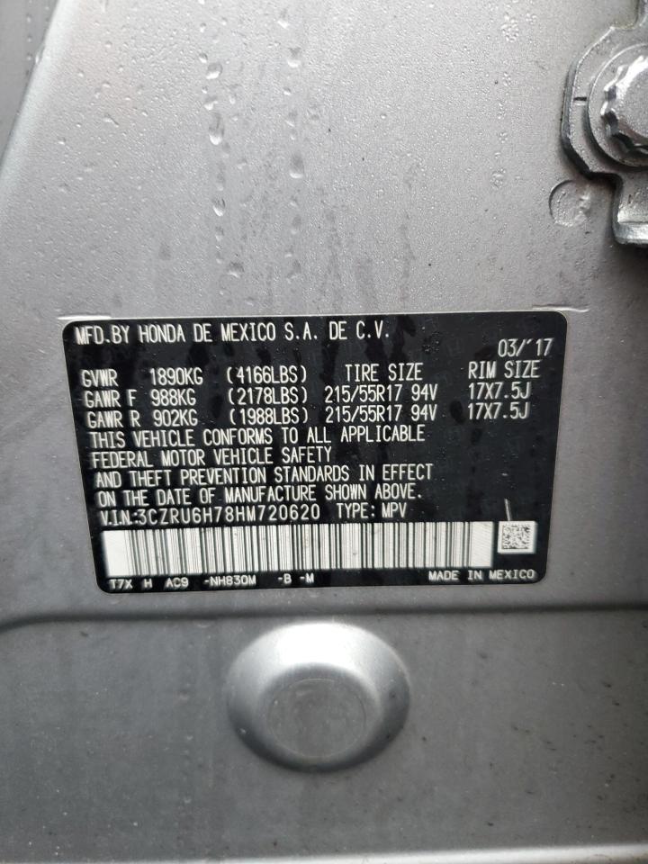3CZRU6H78HM720620 HONDA HR-V 2017