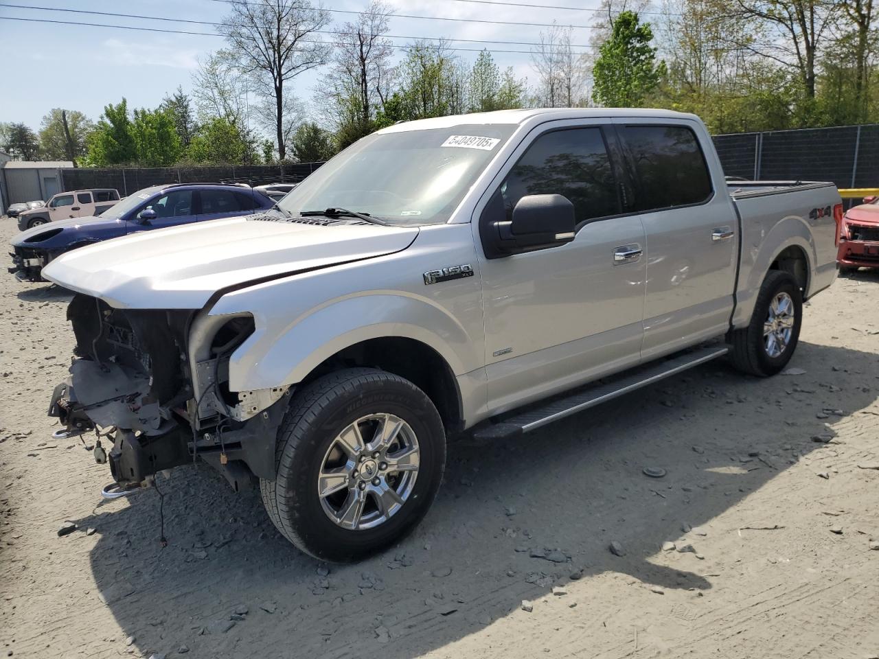 2017 Ford F150 Supercrew იყიდება Waldorf-ში, MD - Front End