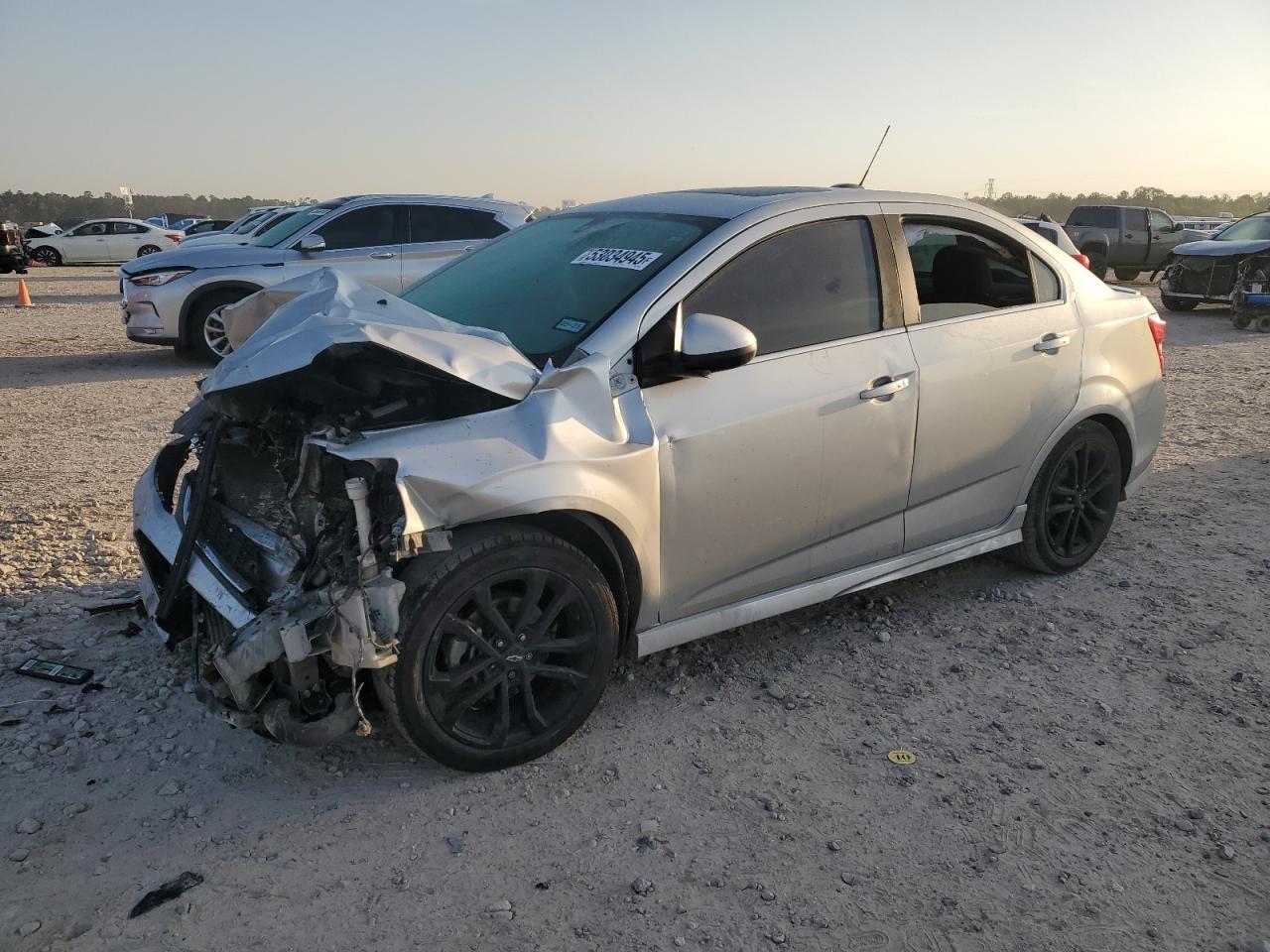 2018 Chevrolet Sonic Lt იყიდება Houston-ში, TX - Front End