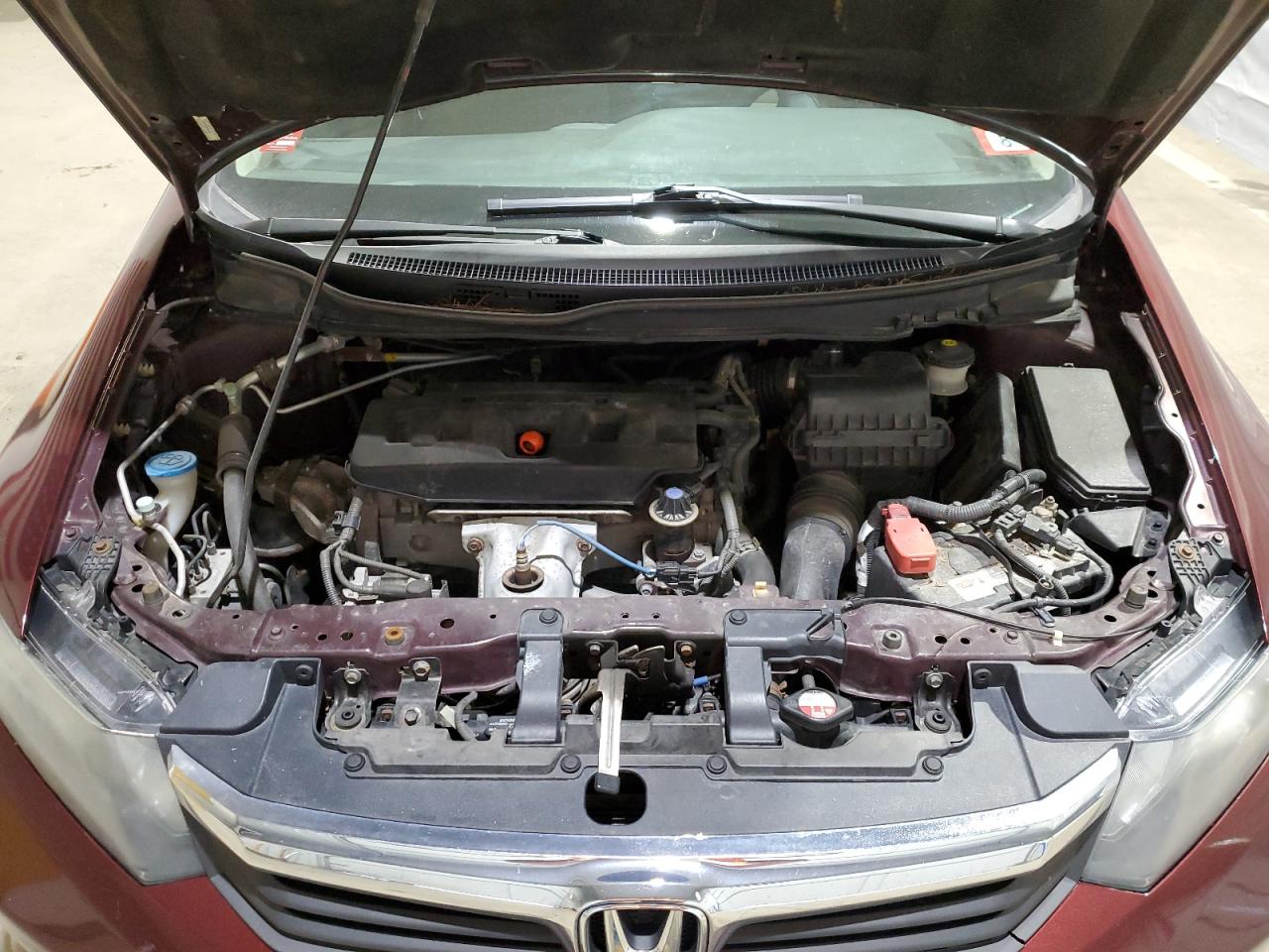 2012 Honda Civic Lx VIN: 2HGFB2F56CH598308 Lot: 51110635