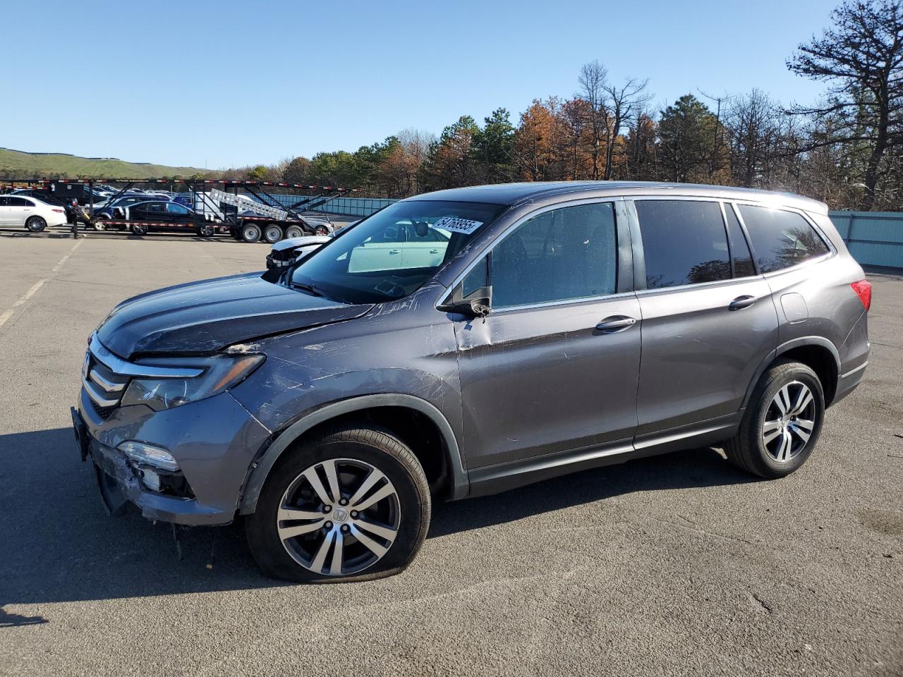 2017 Honda Pilot Exl for Sale in Brookhaven, NY - Front End