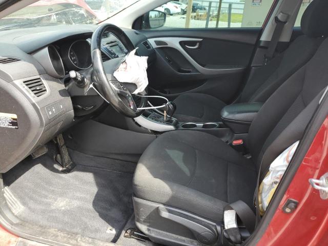  HYUNDAI ELANTRA 2015 Красный