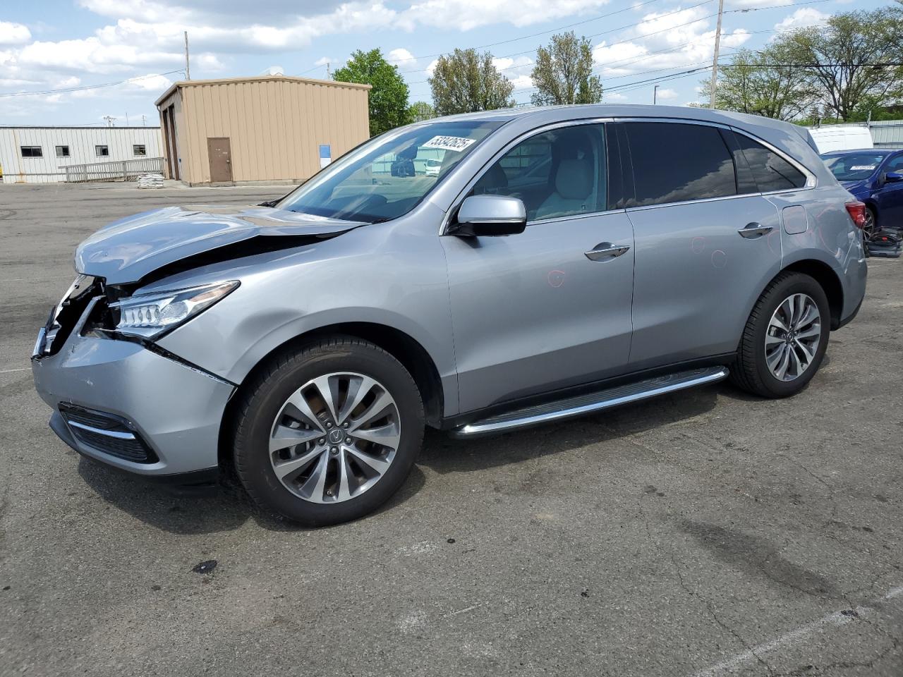 2016 Acura Mdx Technology იყიდება Moraine-ში, OH - Front End