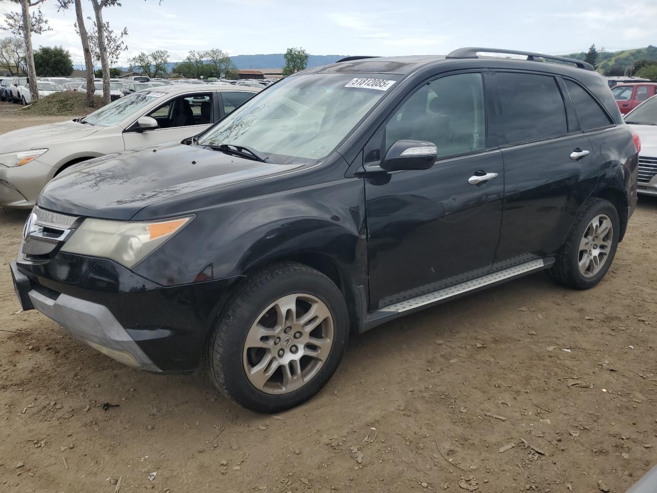 2007 Acura Mdx Technology for Sale in San Martin, CA - Vandalism
