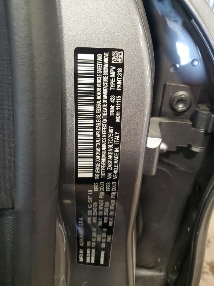 2020 Alfa Romeo Stelvio Ti VIN: ZASPAKBN9L7C75997 Lot: 54172785