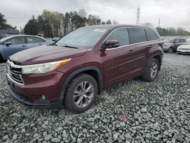  TOYOTA HIGHLANDER 2015 Burgundy