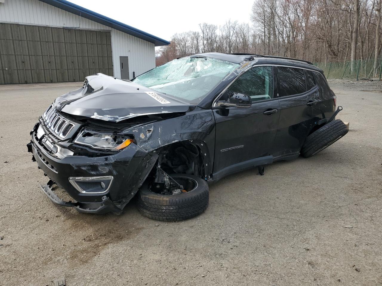 2020 Jeep Compass Limited للبيع في East Granby، CT - Rollover