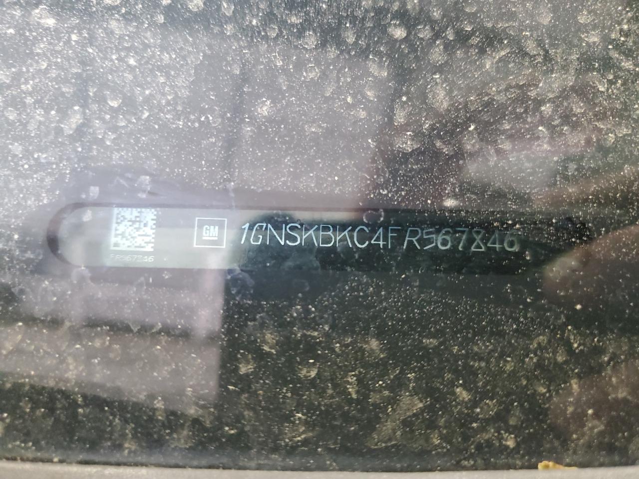 2015 Chevrolet Tahoe K1500 Lt VIN: 1GNSKBKC4FR567846 Lot: 54196305