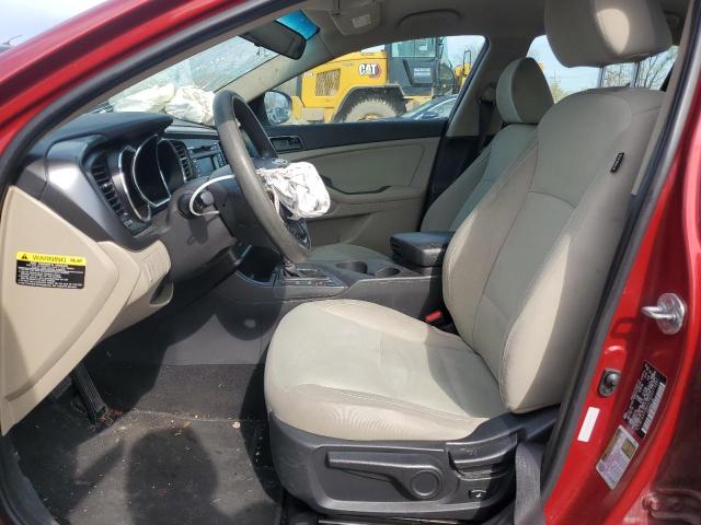 Sedans KIA OPTIMA 2013 Red