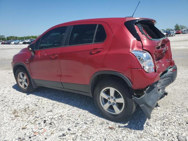 Parquets CHEVROLET TRAX 2015 Czerwony