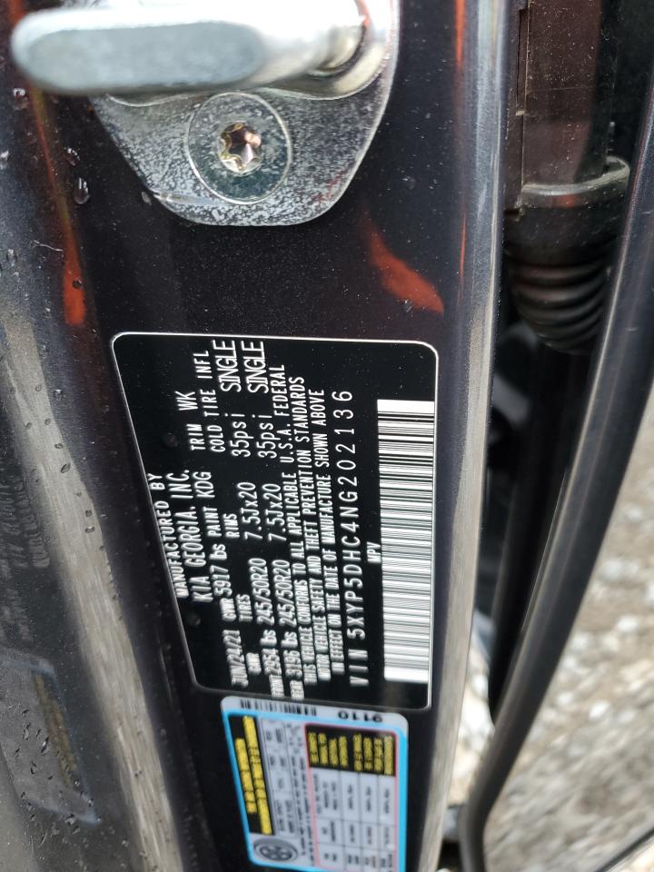 2022 Kia Telluride Sx VIN: 5XYP5DHC4NG202136 Lot: 52145295