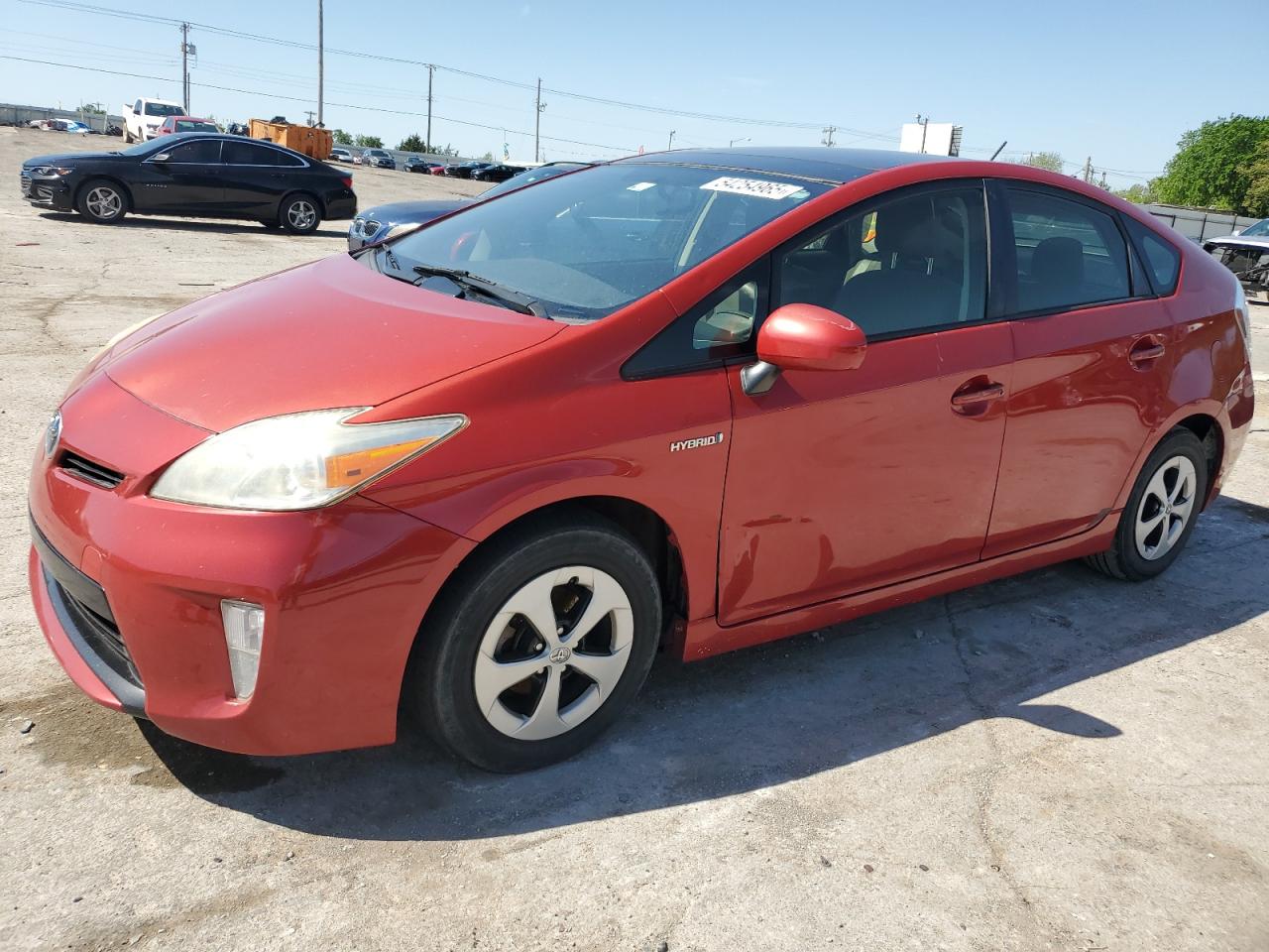 2012 Toyota Prius en Venta en Oklahoma City, OK - Side