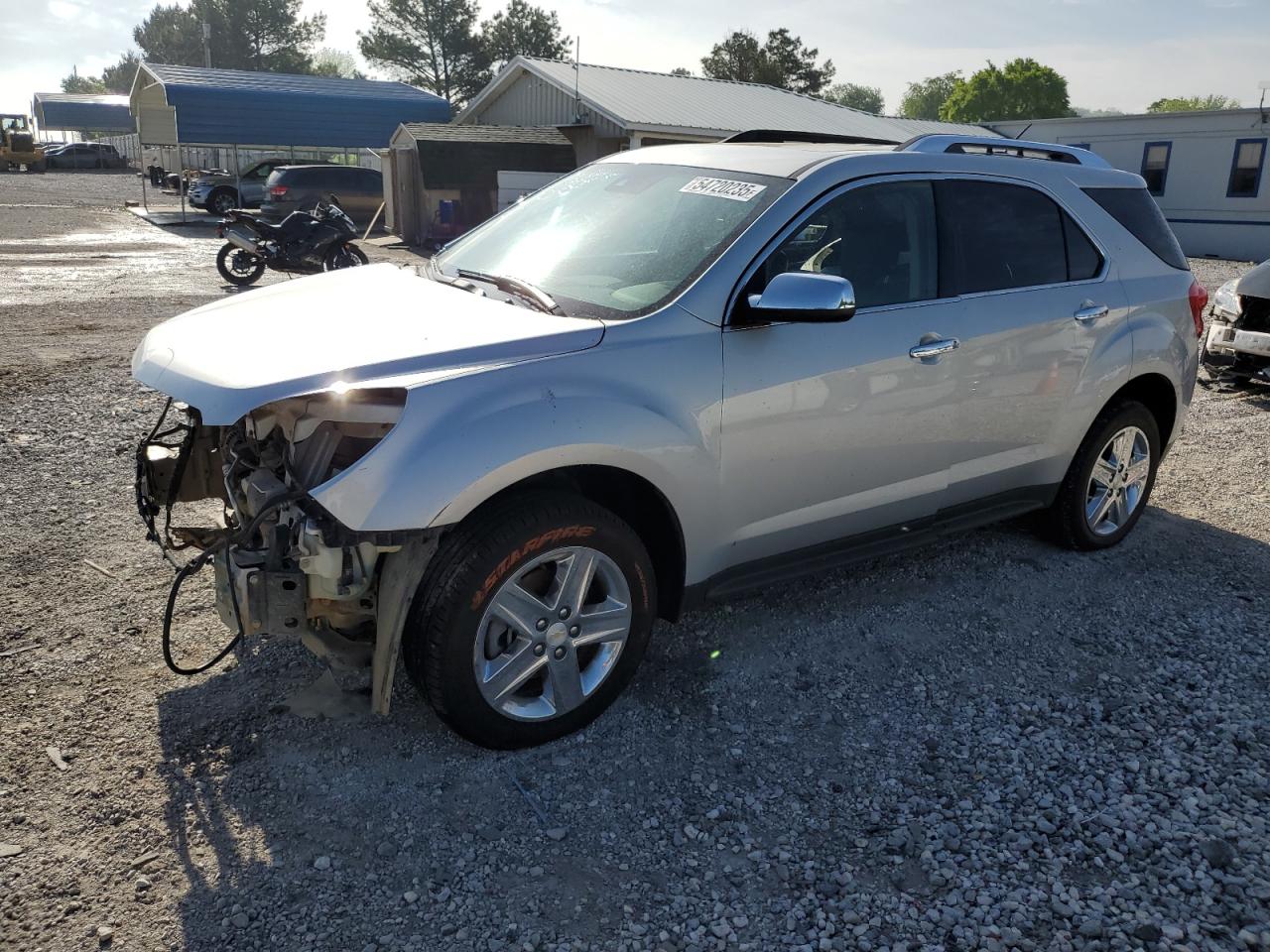 2015 Chevrolet Equinox Ltz de vânzare în Prairie Grove, AR - Front End