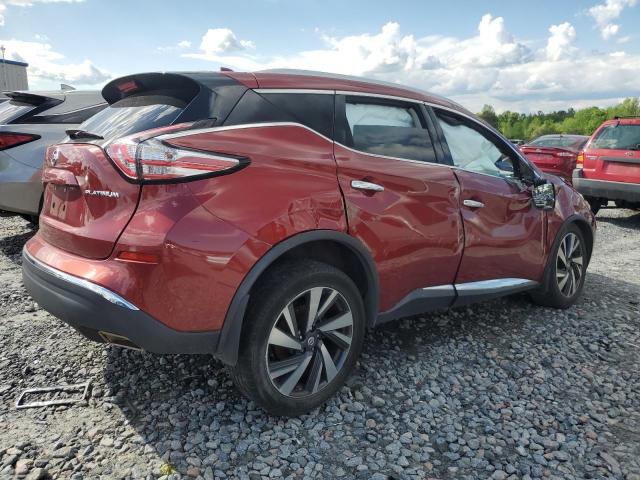  NISSAN MURANO 2016 Red