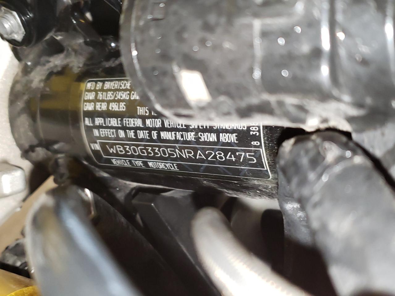 wb30g3305nra28475 WB30G3305NRA28475 2022 BMW G310 Gs