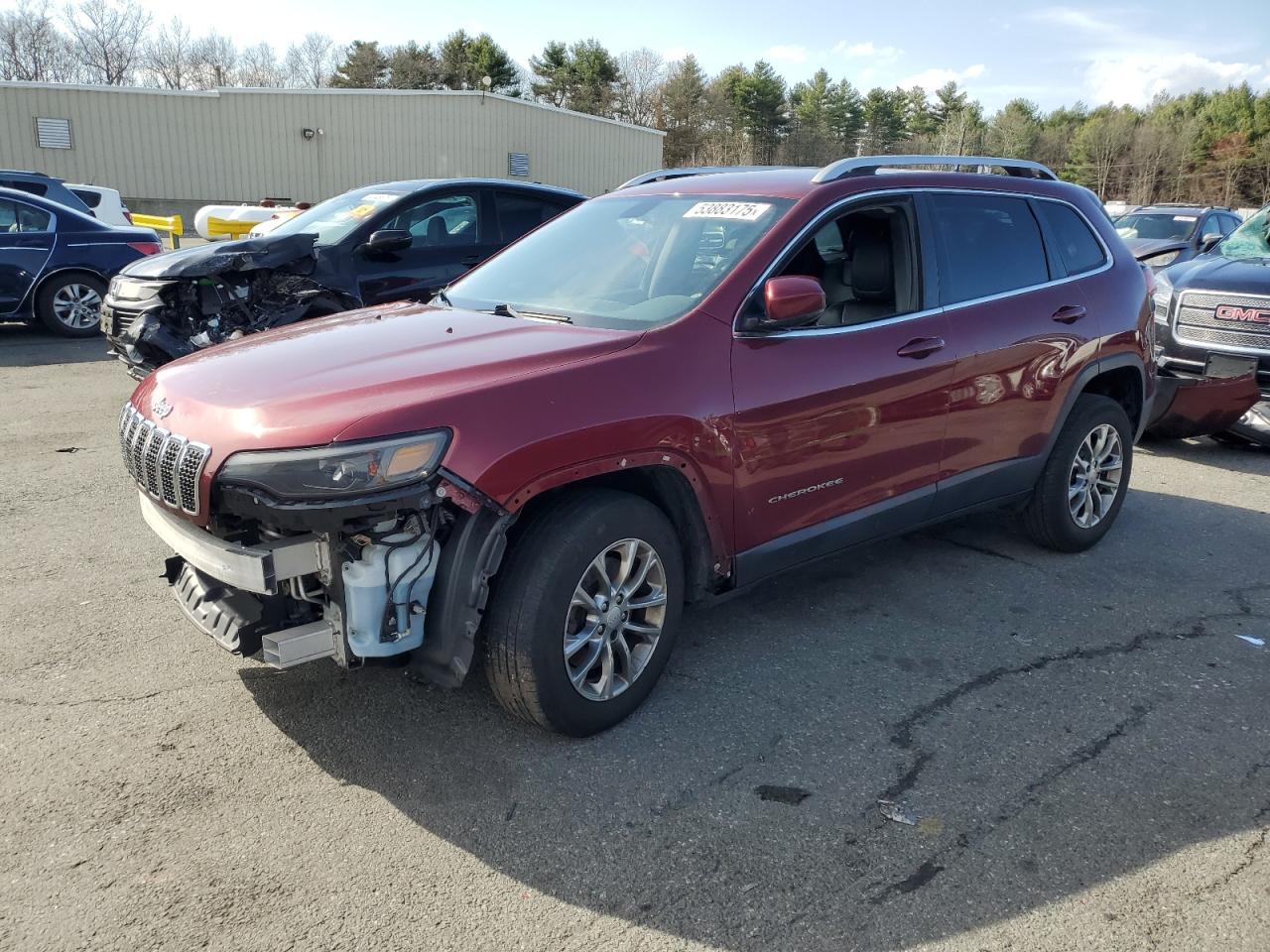 2019 Jeep Cherokee Latitude Plus للبيع في Exeter، RI - Front End