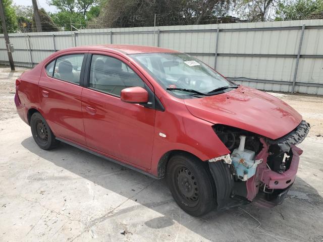  MITSUBISHI MIRAGE 2020 Czerwony