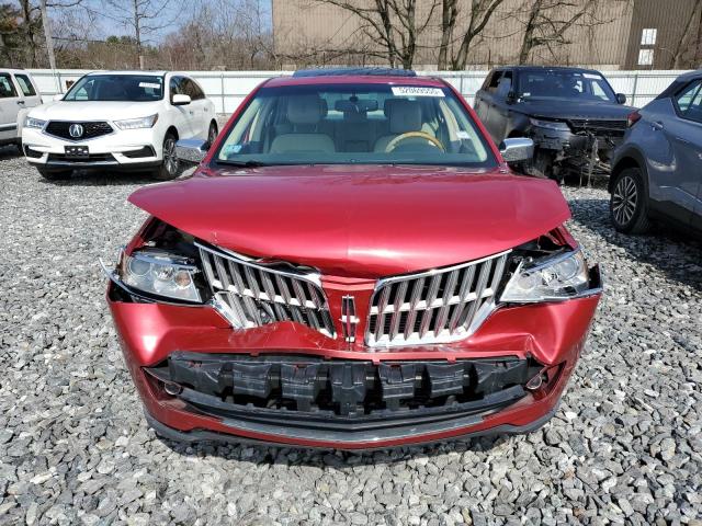  LINCOLN MKZ 2012 Czerwony