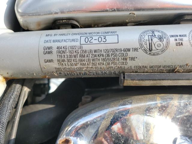 2003 HARLEY-DAVIDSON VRSCA   