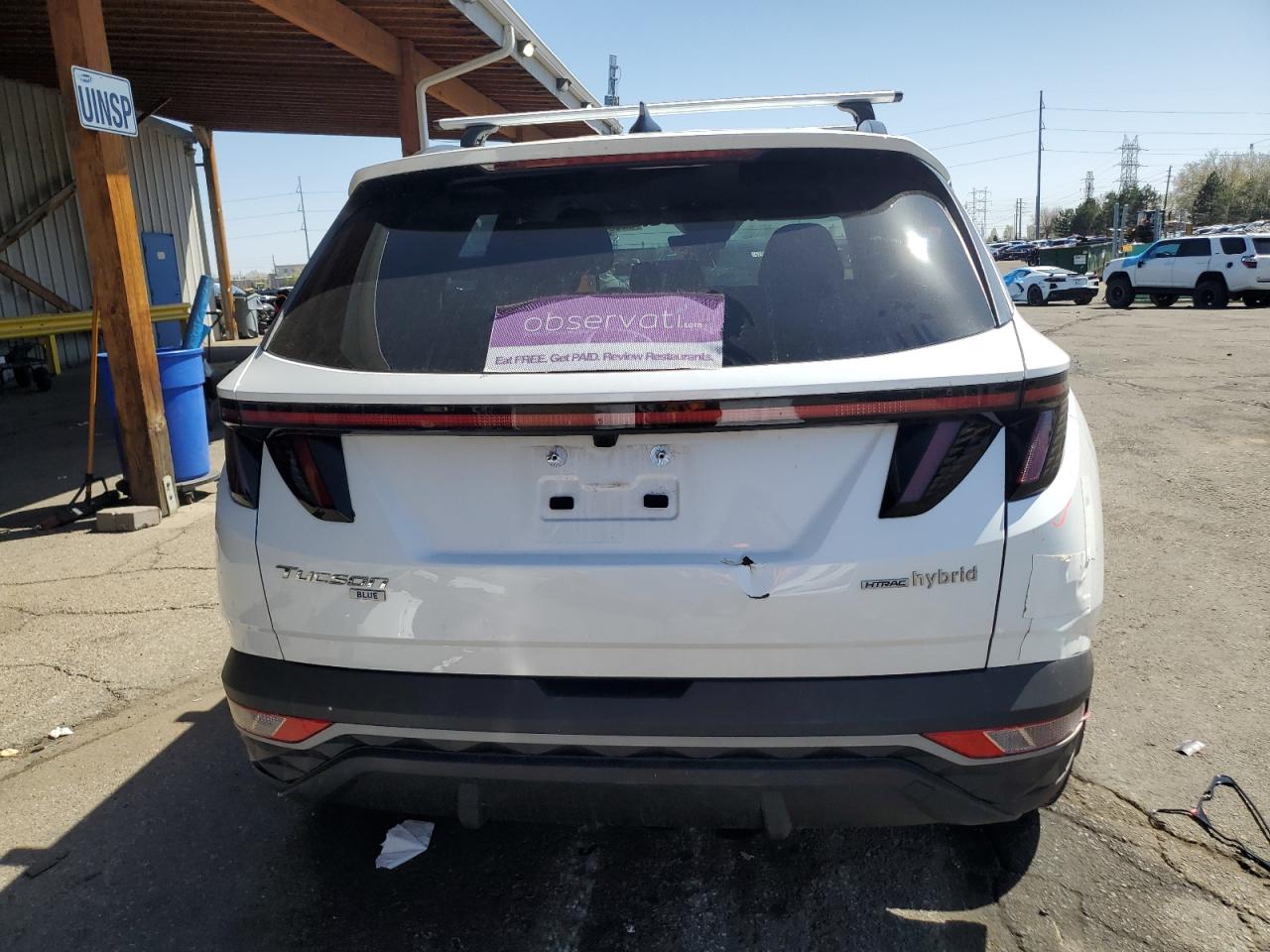 2022 Hyundai Tucson Blue VIN: KM8JBCA19NU032500 Lot: 54182505