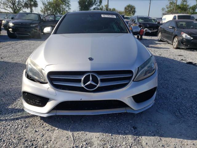 Sedans MERCEDES-BENZ C-CLASS 2015 Srebrny