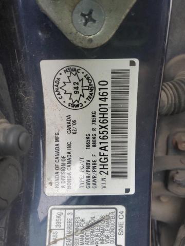 2006 HONDA CIVIC LX