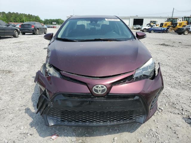 Sedans TOYOTA COROLLA 2017 Burgundy
