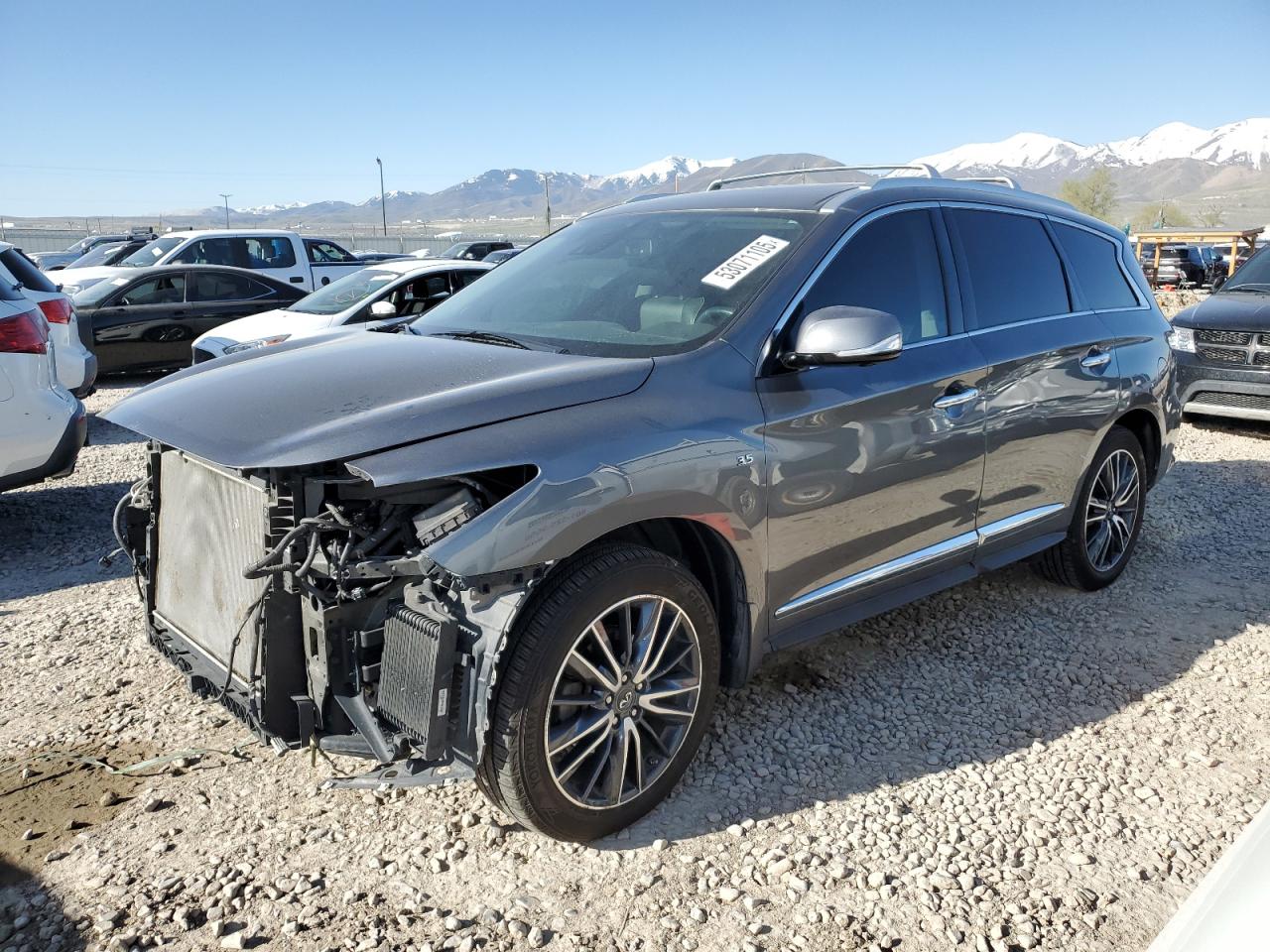 2019 Infiniti Qx60 Luxe за продажба в Magna, UT - Rear End