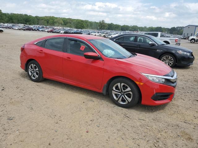 Sedans HONDA CIVIC 2017 Red