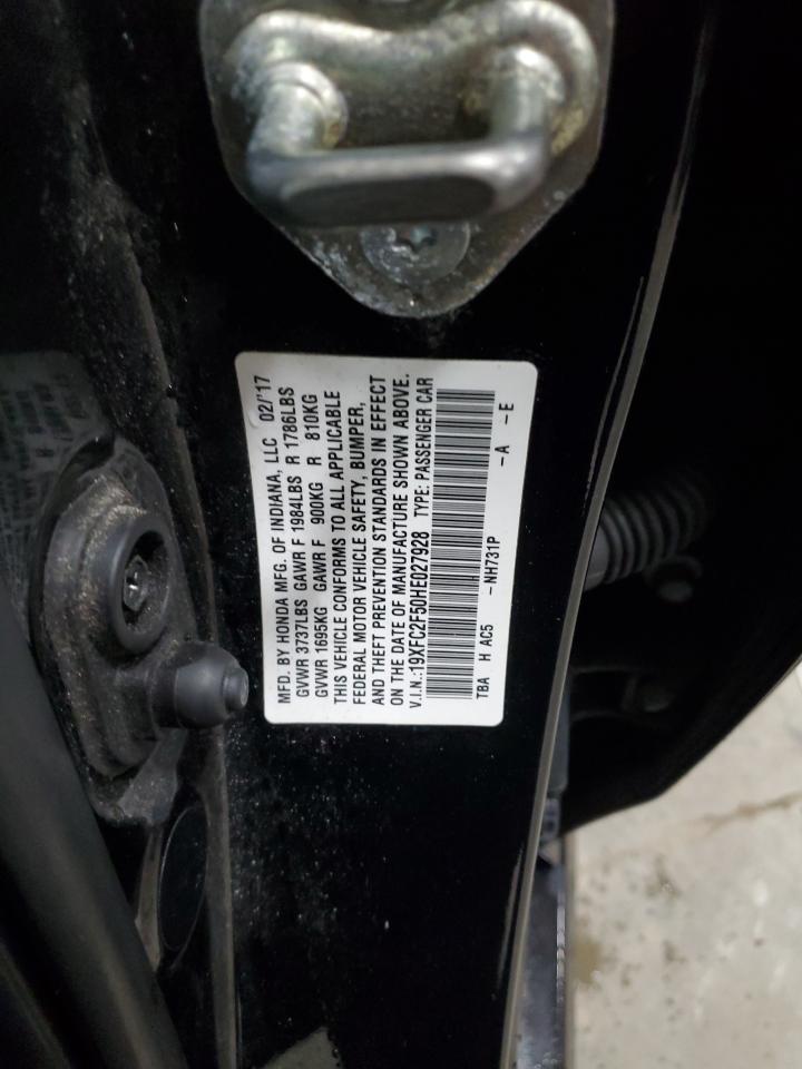 19XFC2F50HE027928 HONDA CIVIC 2017