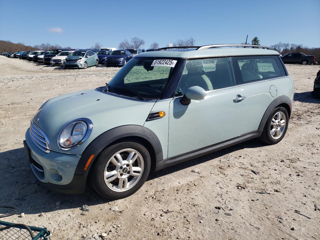 2013 Mini Cooper Clubman იყიდება West Warren-ში, MA - Water/Flood