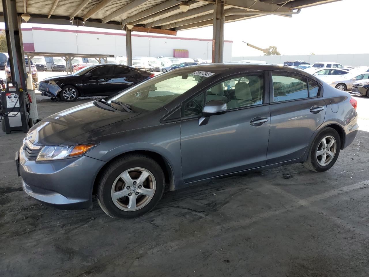 2012 Honda Civic Natural Gas en Venta en Hayward, CA - Mechanical