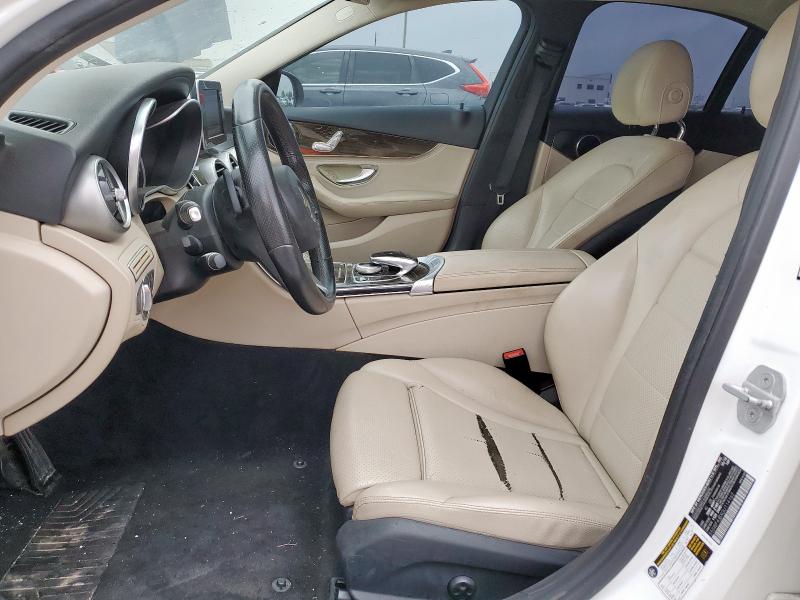 Sedans MERCEDES-BENZ C-CLASS 2016 Biały
