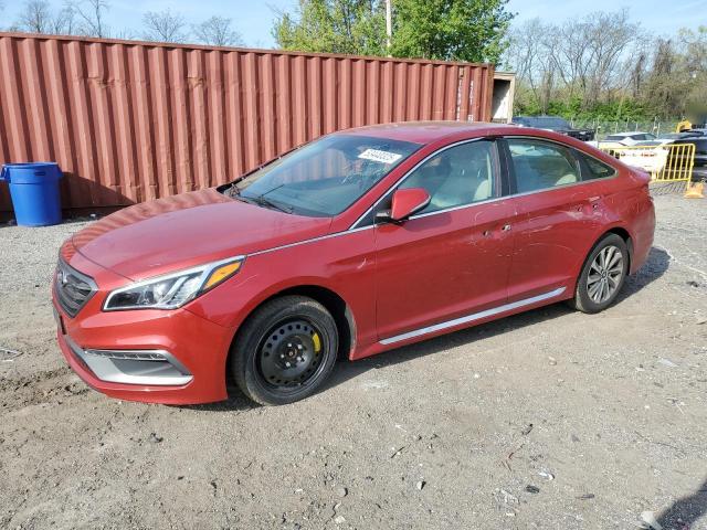  HYUNDAI SONATA 2017 Красный