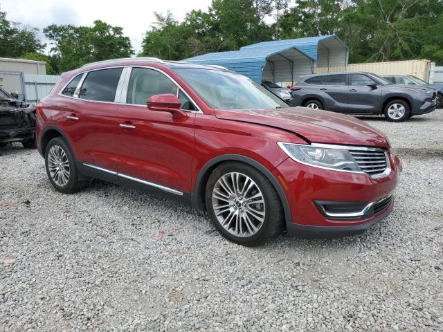  LINCOLN MKX 2016 Red