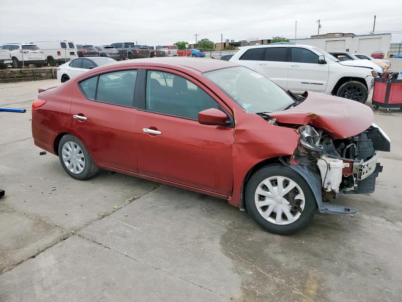 NISSAN VERSA 2019 Maroon
