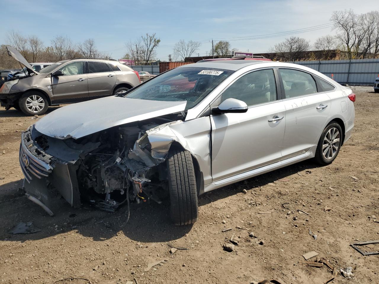 2016 Hyundai Sonata Sport en Venta en Chicago Heights, IL - Front End