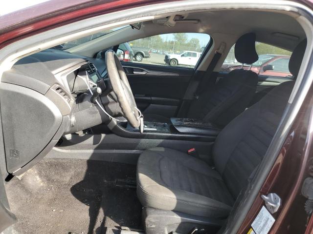 Sedans FORD FUSION 2017 Burgundy